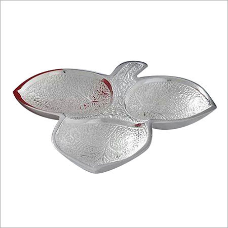 Silver Leaf Plate
