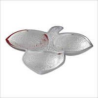 Silver Leaf Plate