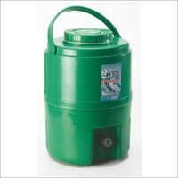 Mineral Water Jugs - Plastic, 14-15 Ltrs | Round Shape, 41.275 cm Height, Available in Green, Red, Blue, Orange, with PP Handle