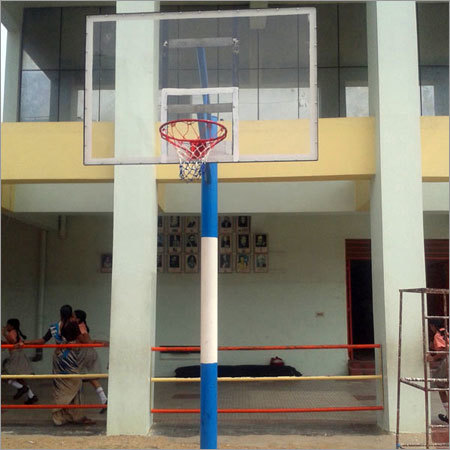 Black Basket Ball Pole Net
