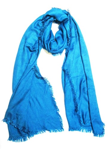 Rayon Solid with Fringes Shawls