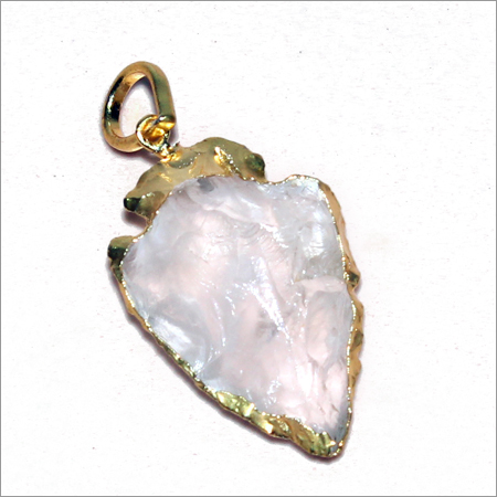 Crystal Arrowhead 925 Sterling Sliver Pendant