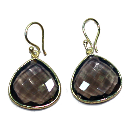 Smoky Quartz Pear 925 Sterling Sliver Jewelry