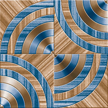 Fancy Blue Digital Parking Tiles