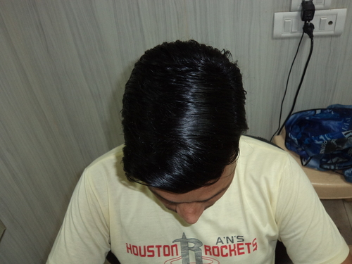 Men Wigs - Synthetic Fiber, One Size, Black, 15cm | Hair Replacement, Natural Look, Instant Styling, Durable, Comfortable