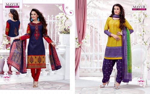 Mayur Cotton Printed Dress Material