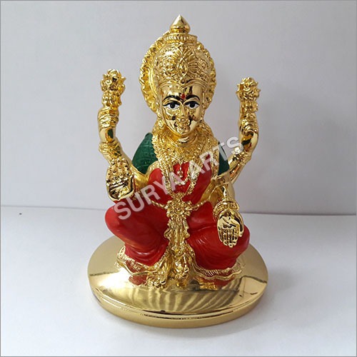 Gold Plated Laxmi Statue Height: 11  Centimeter (Cm)