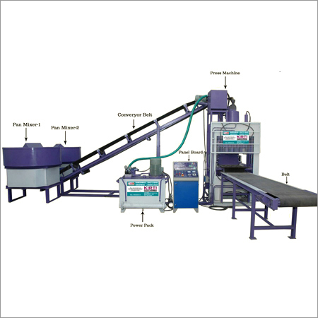 Mold Vibration Fly Ash Brick Machine (With Belt)