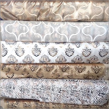 Foil Printing Velvet Upholstery Fabric