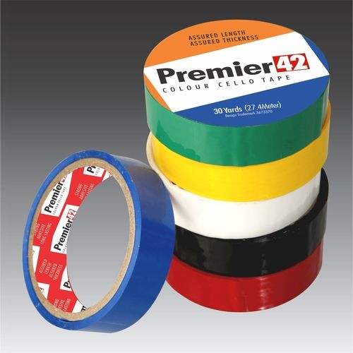 Red / Blue / Green / Yellow / White / Black Colour Tapes 42 Micron