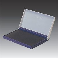 Metal Case Stamp Pad Medium Size, Blue Color - Size