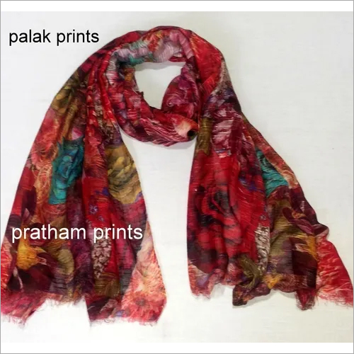 Linen Digital Scarve Linen Digital Scarve