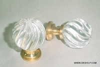 Color Glass Knob Glass Knob And Door Knob - Color: White