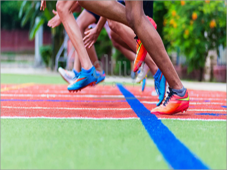 Athletic Fields Artificial Turf - Polypropylene Fiber, 10-20 Millimeter Width | Durable, Eco-friendly, All-weather Utility, Easy To Clean