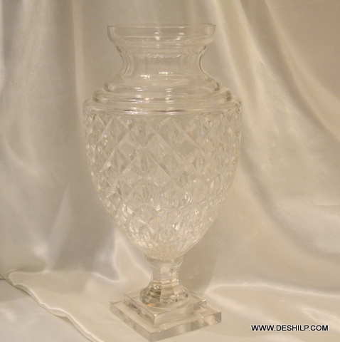 Transparent Glass Flower Vases