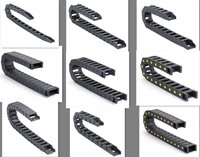Plastic Cable Drag Chain - Color: Black