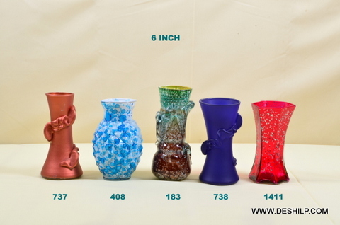 RoseWhirl Decorative Table Vase