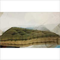 Inflatable Air Pillow - Cotton, 40x60 Cm, Olive Green | Lightweight, Portable, Comfortable, Durable, Smooth Texture