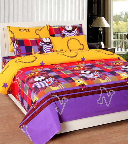 Cartoon Cotton Bedsheet