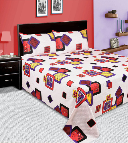 Cotton Geometrical Bedsheet