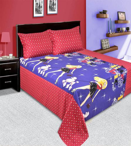 Cartoon Cotton Bedsheet