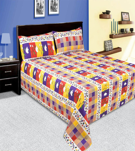 Cotton Check Bedsheet