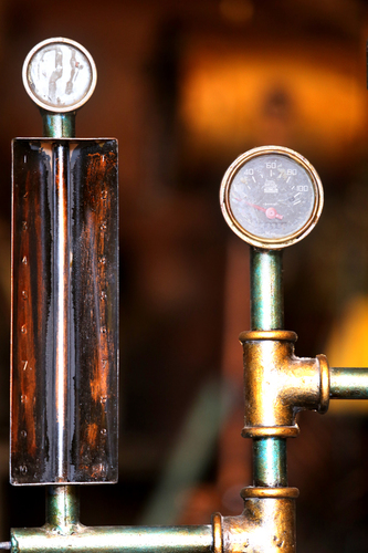 Copper Table Lamp