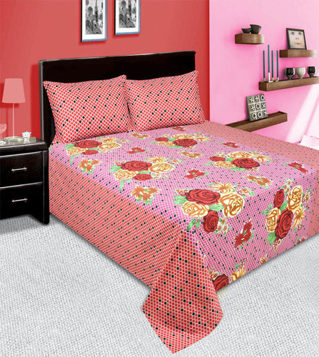 Cotton Flower Bedsheet