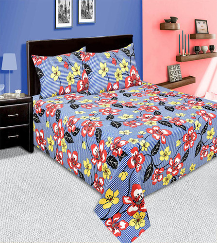 Cotton Flower Bedsheet
