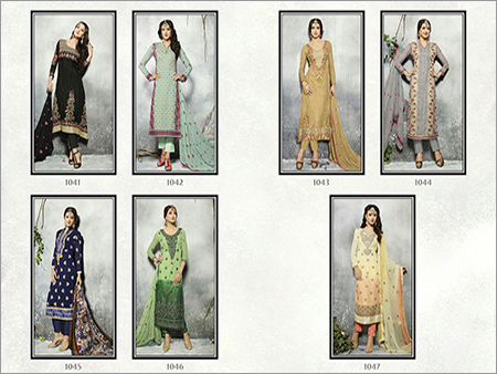 Designer Semi Stiched Suits