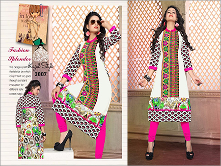 Embroidered Cotton Kurtis