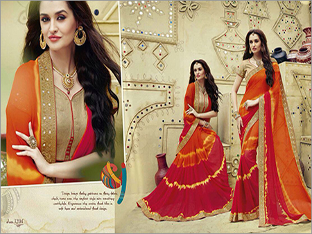Designer Bandhani Sarees