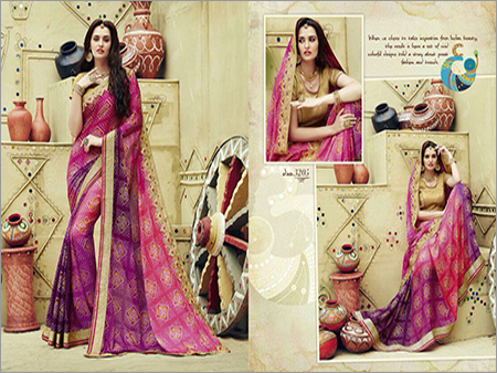 Fancy Bandhani Saree