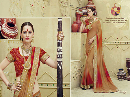 Ladies Bandhani Sarees