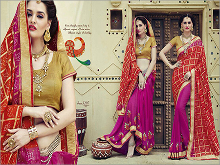 Pure Silk Bandhani Sarees