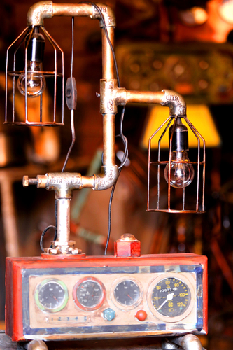 Industrial Table Lamp