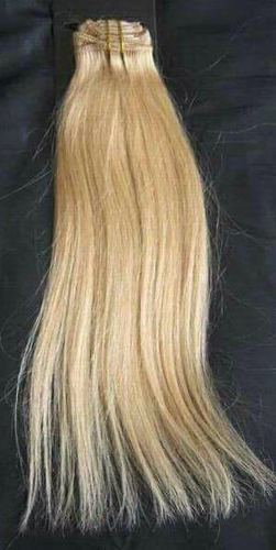 Blonde Hair Extensions - Indian Human Hair, 254 - 812.8 mm Length, Blonde #613 Color | Lightweight, Easy to Wash, Smooth and Soft Texture