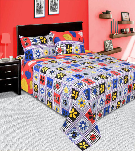 Cotton Check Bedsheet