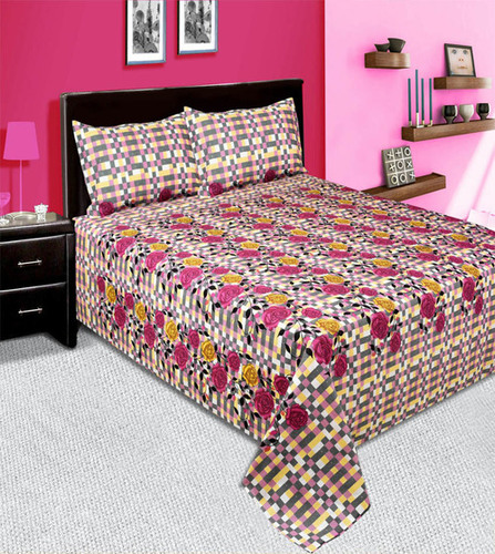 Cotton Flower Bedsheet
