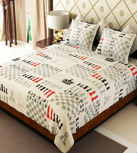 Cotton Check Bedsheet