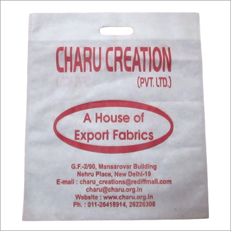 Non Woven Fabric D Cut With Printed Bag