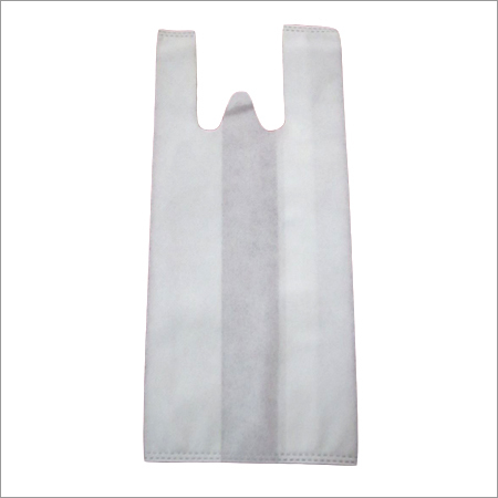 Non Woven Fabric White U Cut Bag