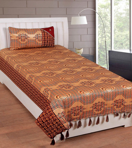 Single Silk Bedsheet