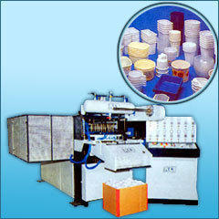 ECO-FRINDELY GREEN PLASTIC DISPOSEBEL GLASS CUP THALI MAKING MACHINE IMMEDIATELY SELLING IN LAKNOW