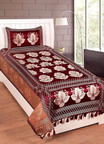 Single Silk Bedsheet