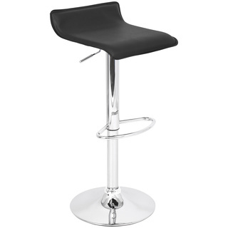 Bar Hydraulic Stool - PU Leather, 350mm Base Diameter, Black | Height Adjustable, Comfortable Seating, Stylish Design, Durable Materials