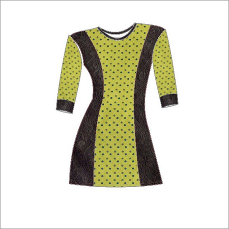 Customizable Polka Dots Black Kurta