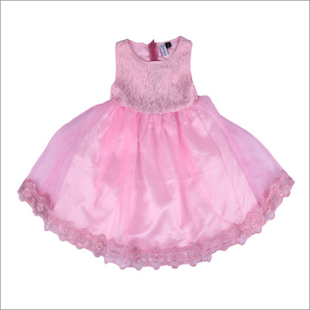 Baby Pink Party Frock