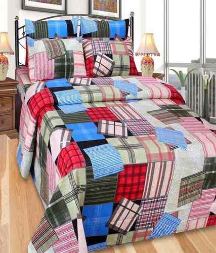 Cotton Check Bedsheet