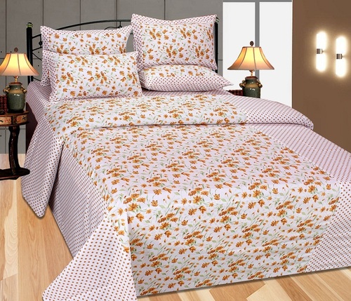 Cotton Flower Bedsheet